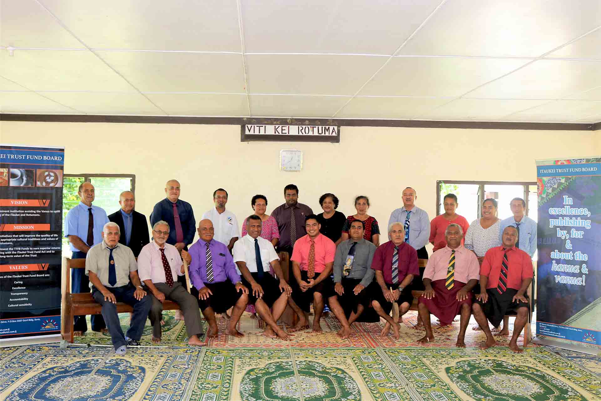 ITTFB Team Inaugural Visit To  Rotuma